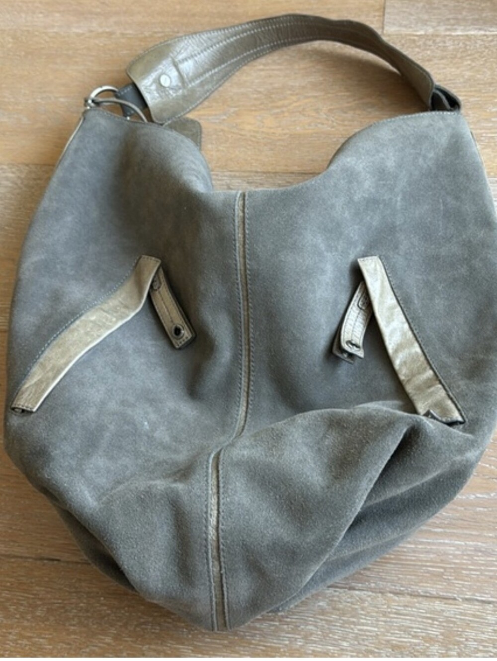BCBGMAXAZRIA Real Suede Hobo Bag - Picture 13 of 14